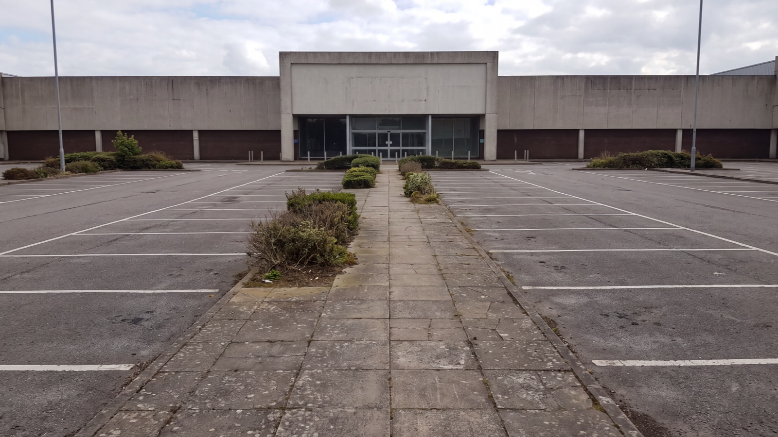 Parking access setting in natural light