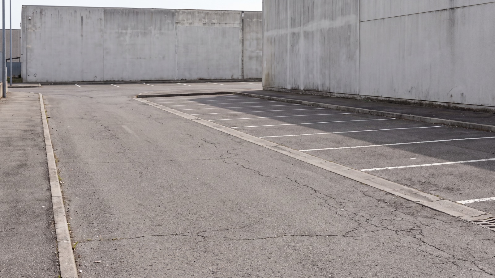 Parking access setting in natural light