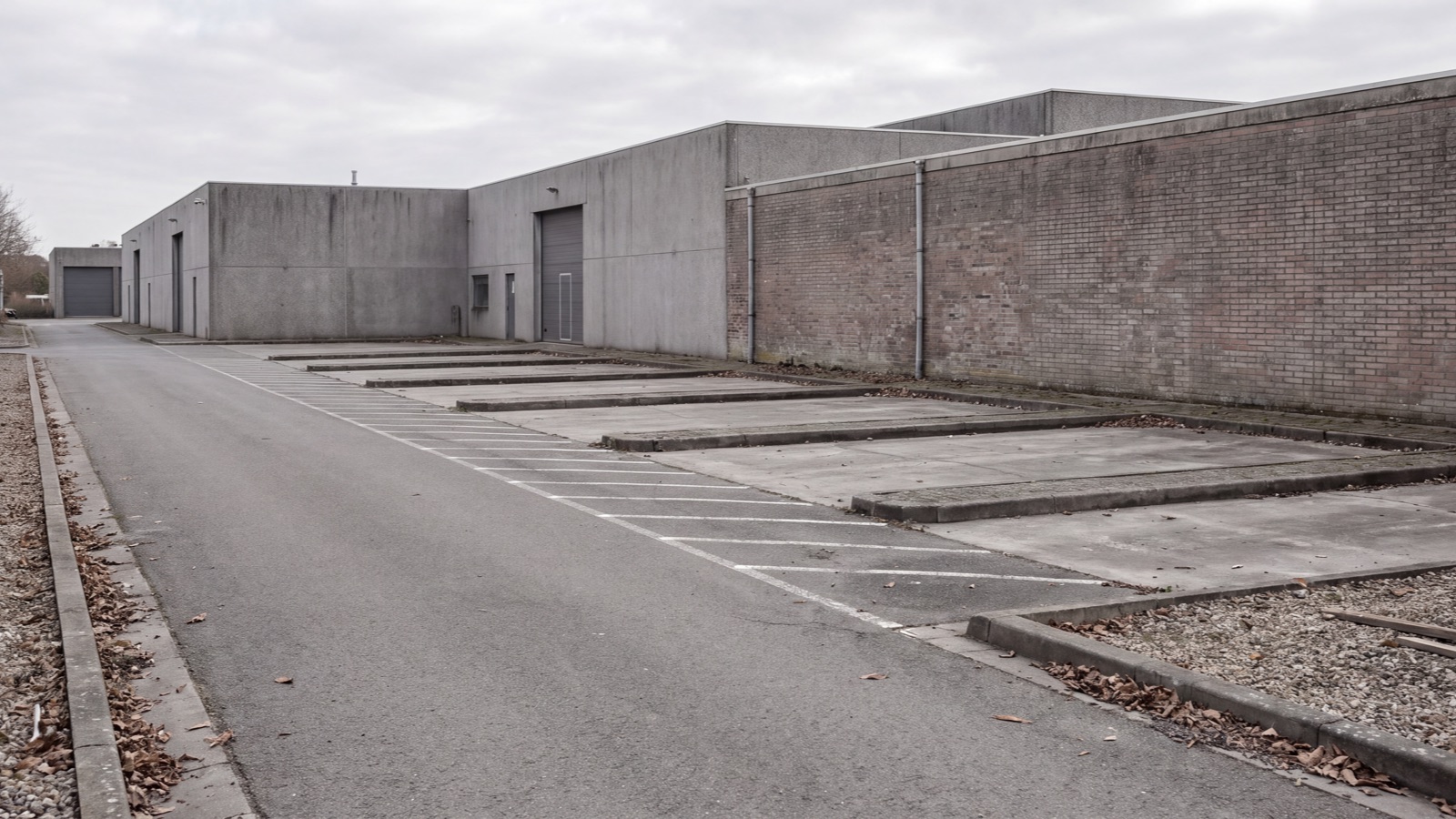 Parking access setting in natural light