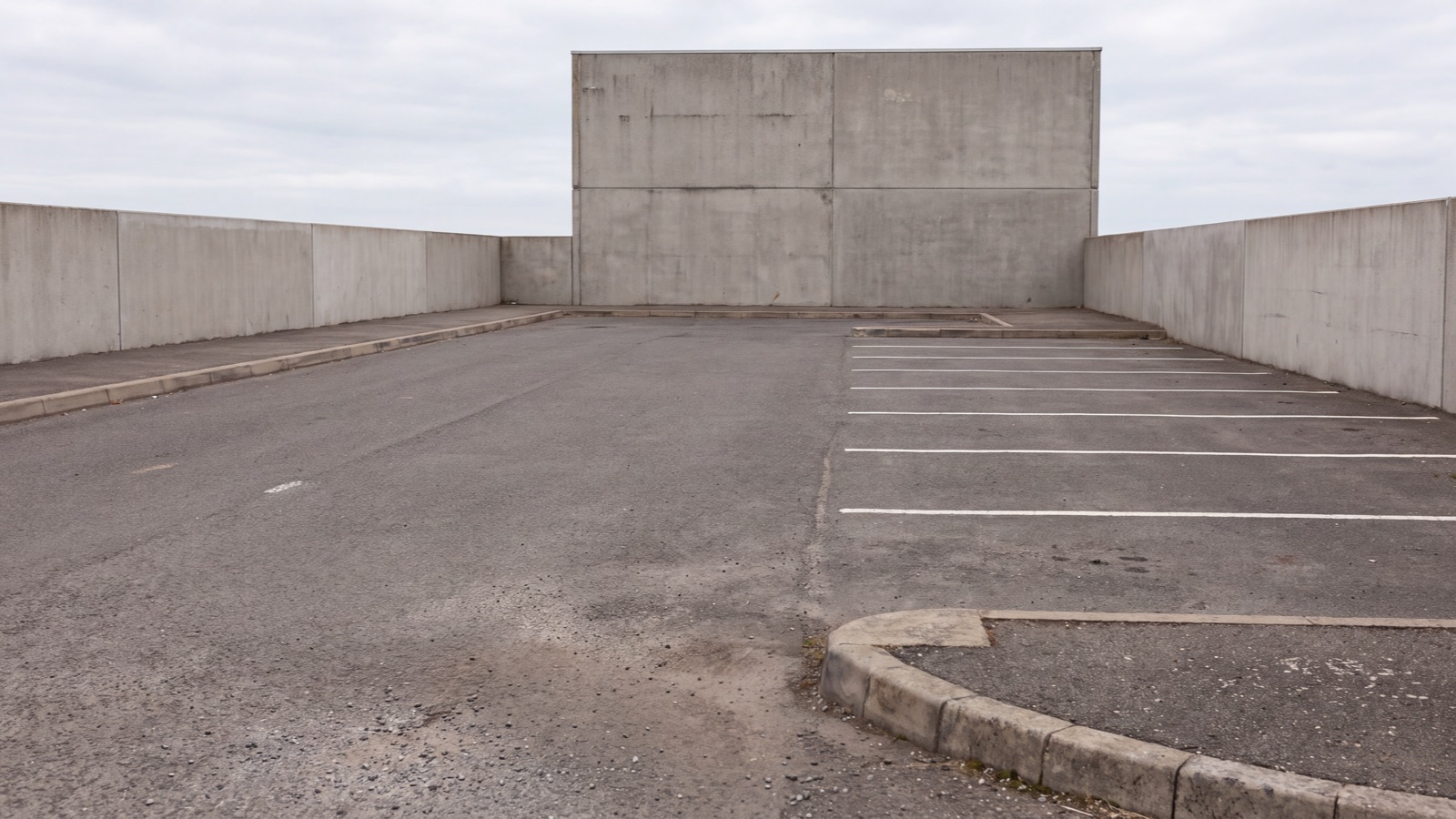 Parking access setting in natural light