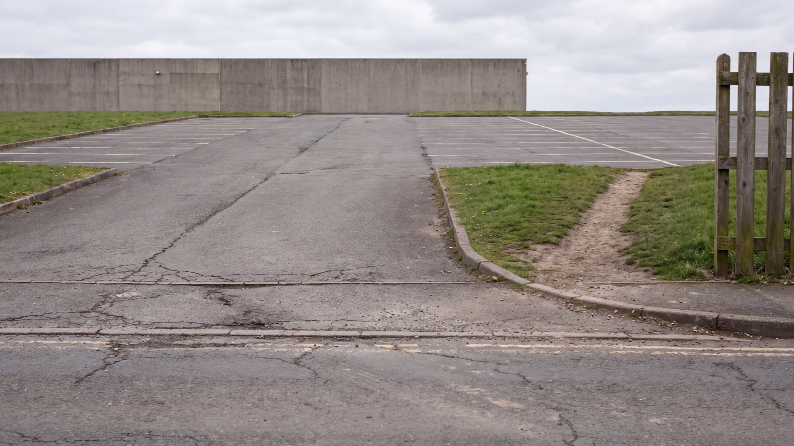 Parking access setting in natural light