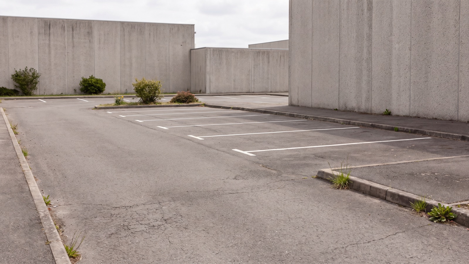 Parking access setting in natural light