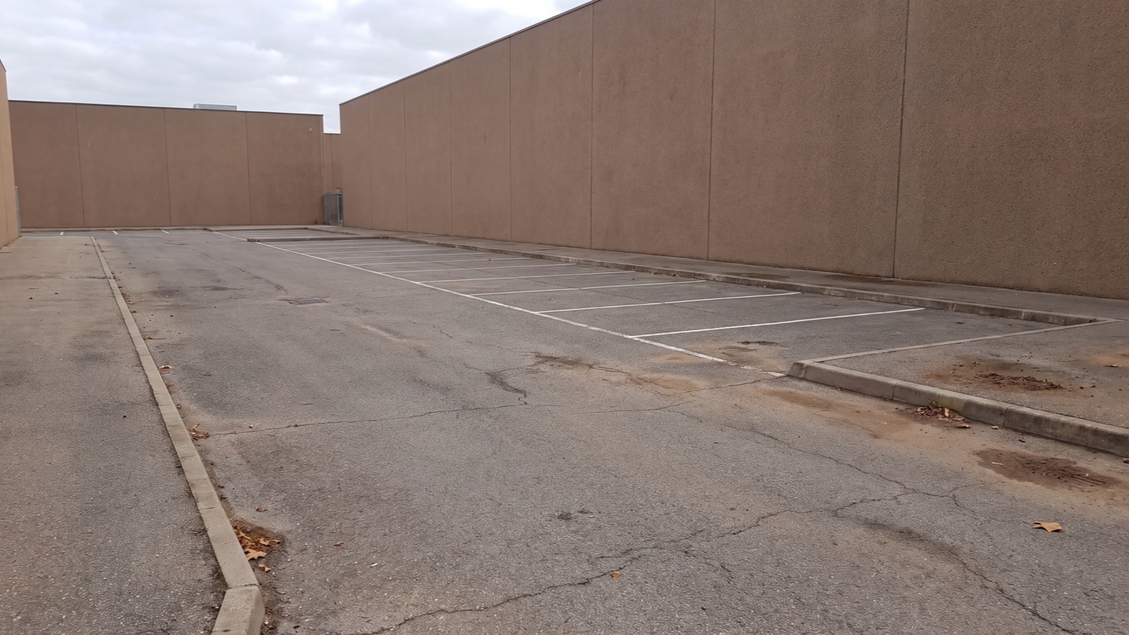 Parking access setting in natural light