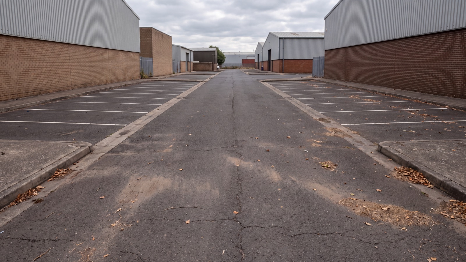 Parking access setting in natural light