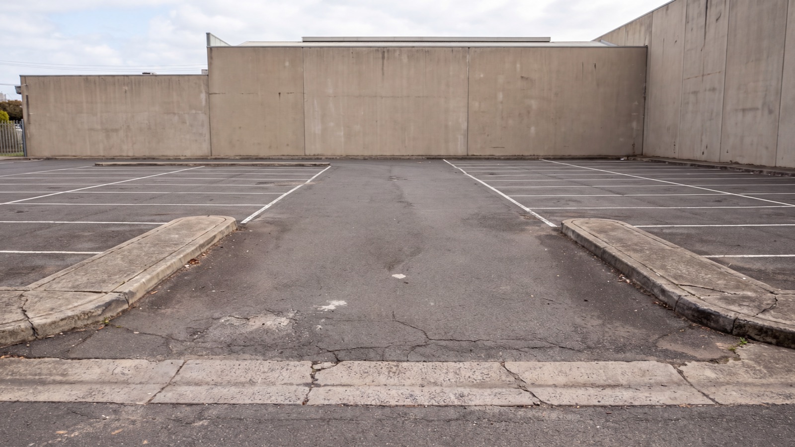 Parking access setting in natural light