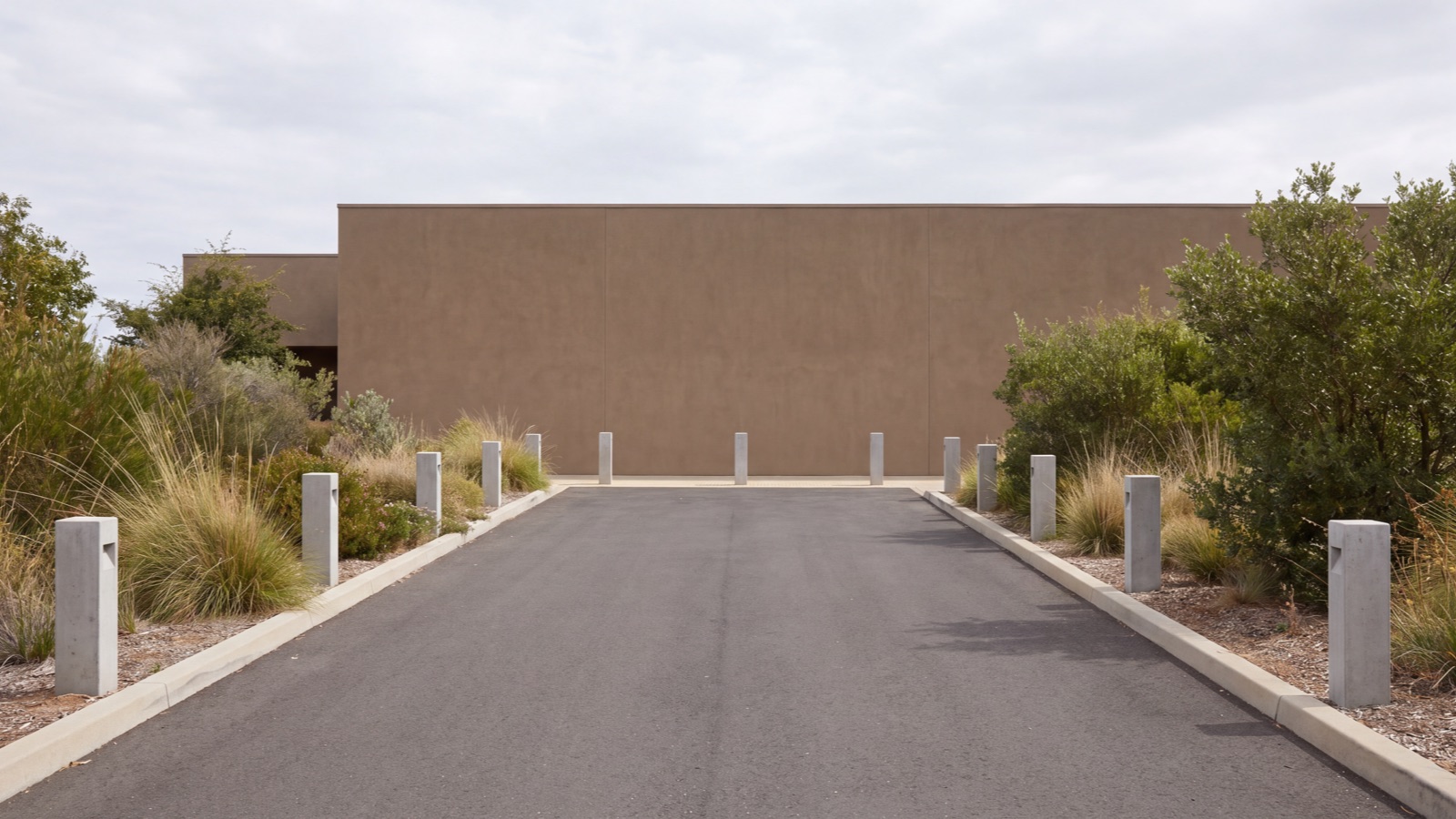 Parking access setting in natural light
