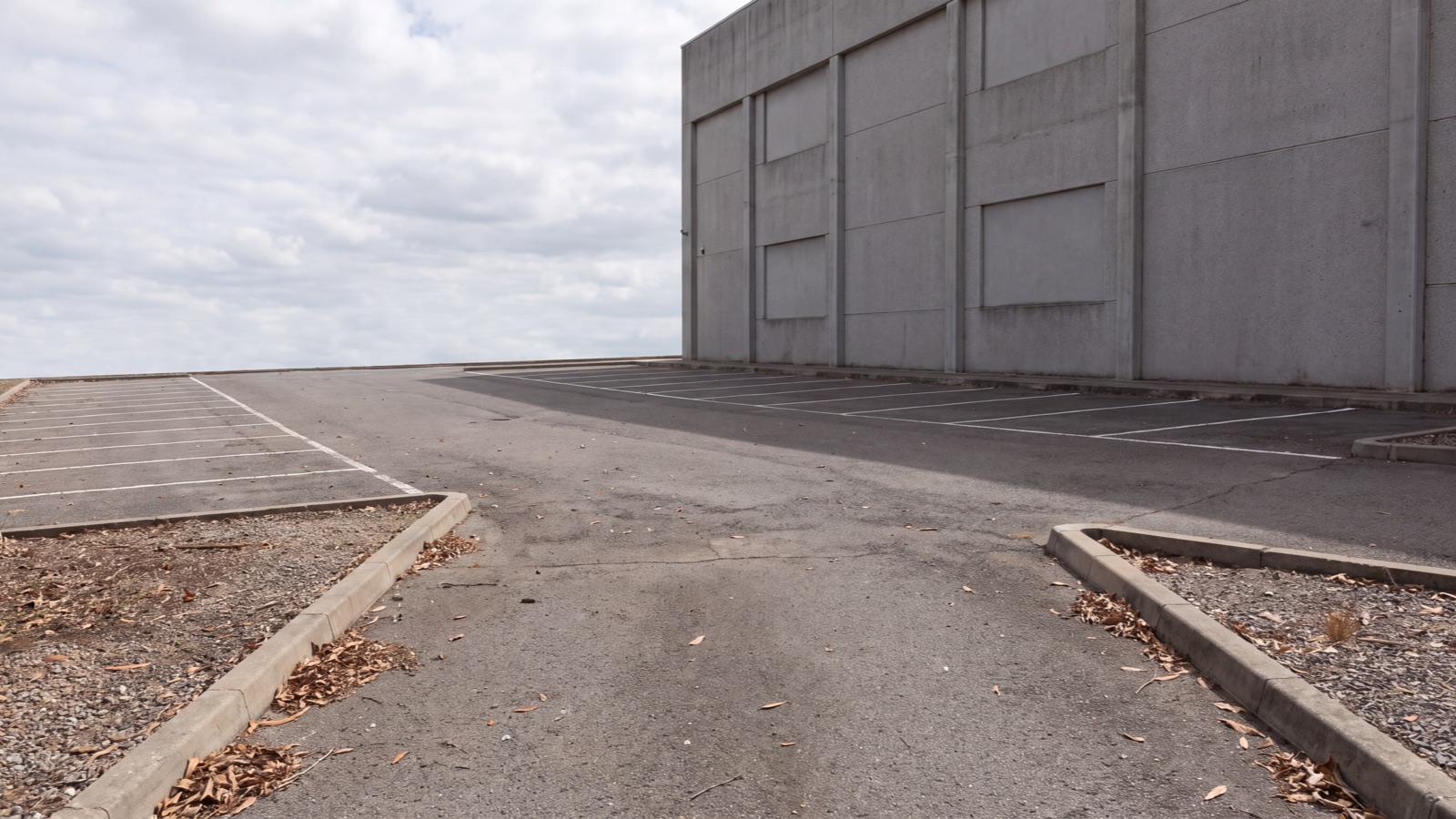 Parking access setting in natural light