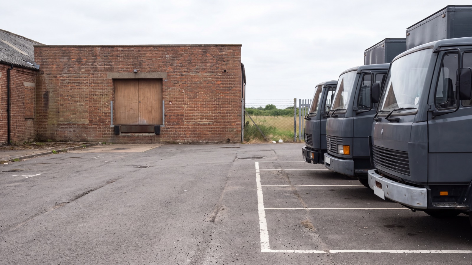 Parking access setting in natural light
