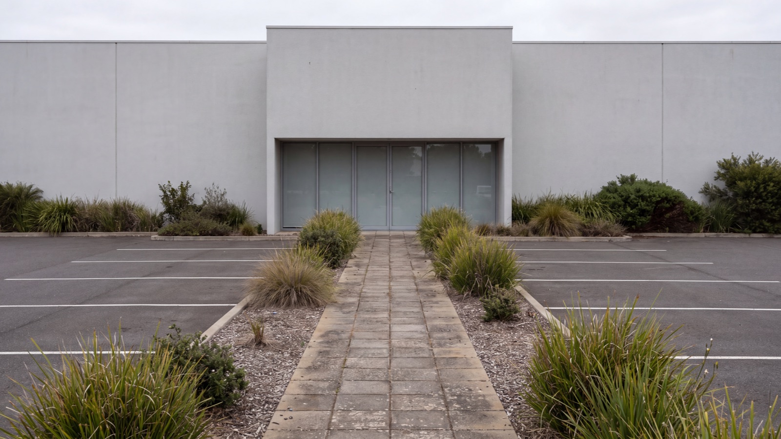Parking access setting in natural light