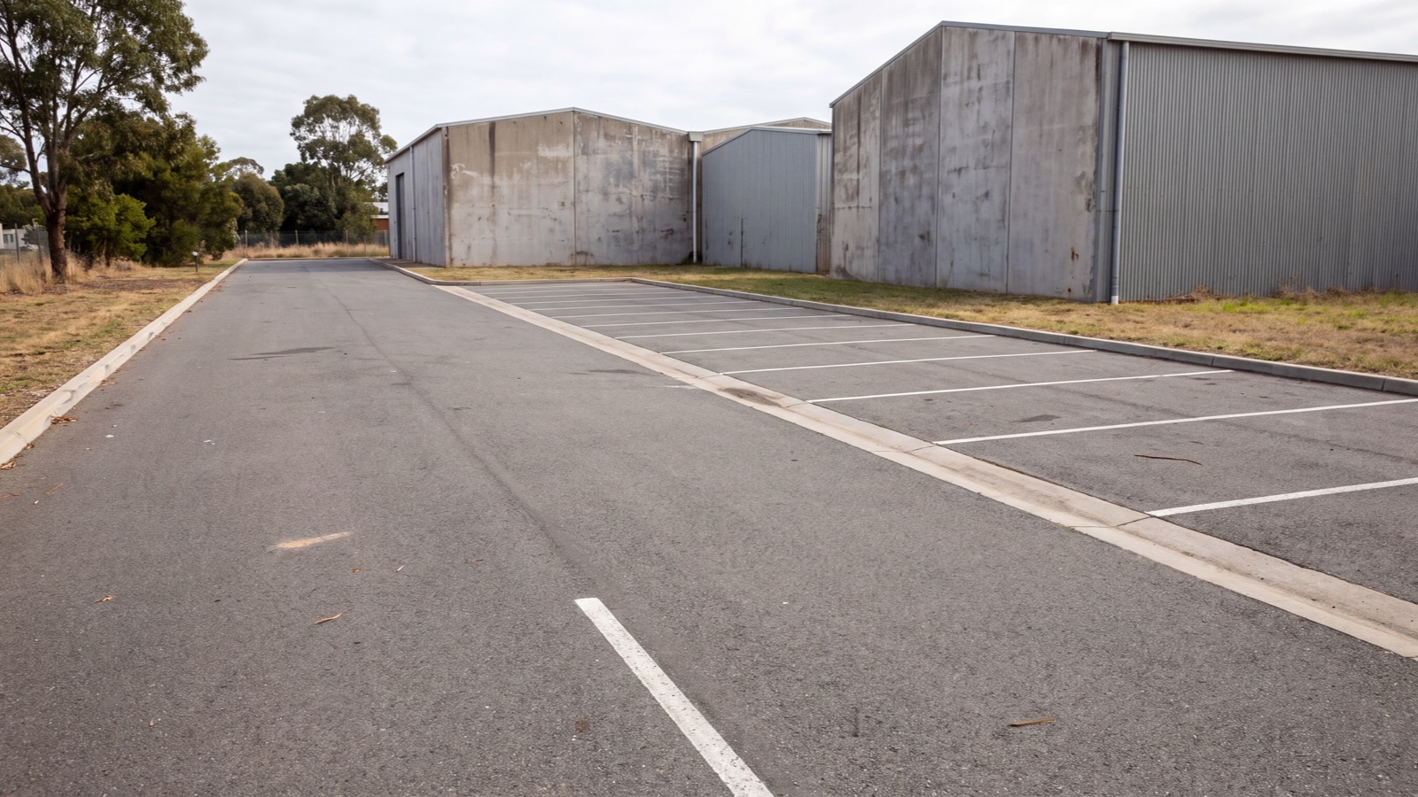 Parking access setting in natural light
