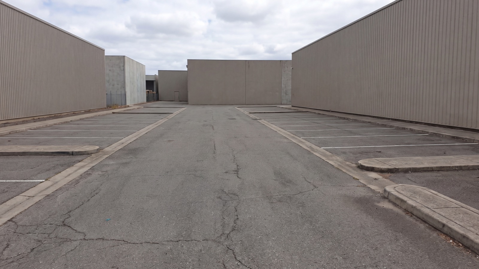 Parking access setting in natural light