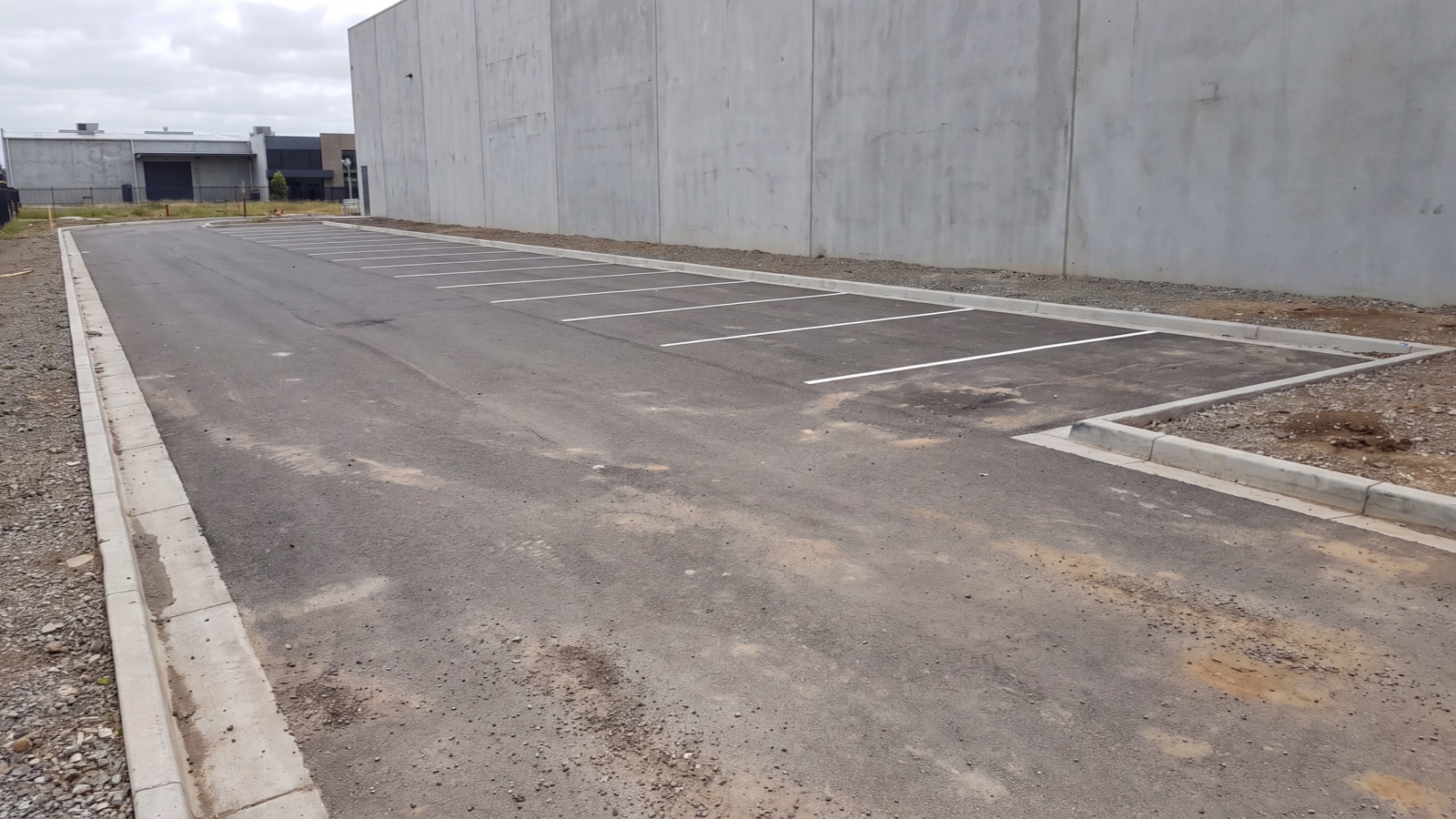 Parking access setting in natural light