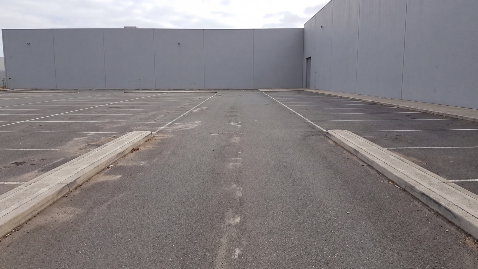 Parking access setting in natural light
