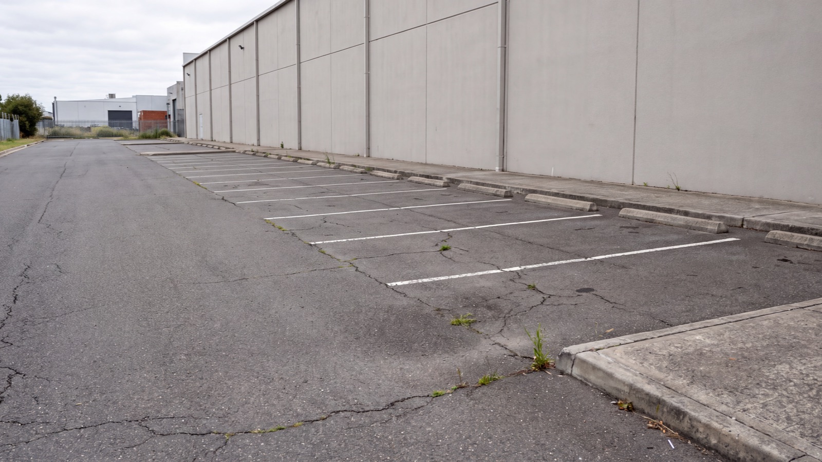 Parking access setting in natural light