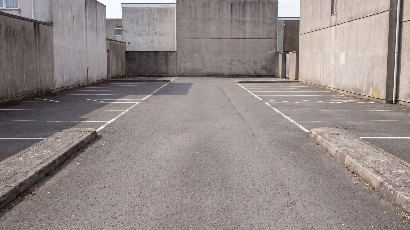 Parking access setting in natural light