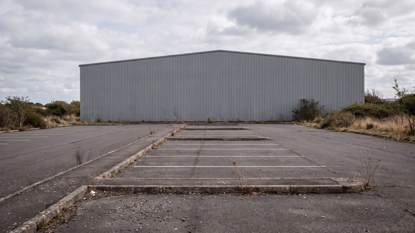 Parking access setting in natural light