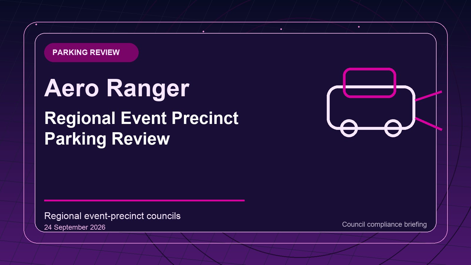 Regional Event Precinct Parking Review cover image