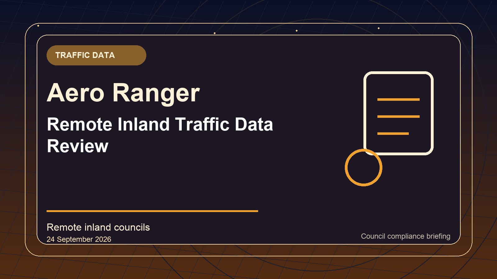 Remote Inland Traffic Data Review cover image