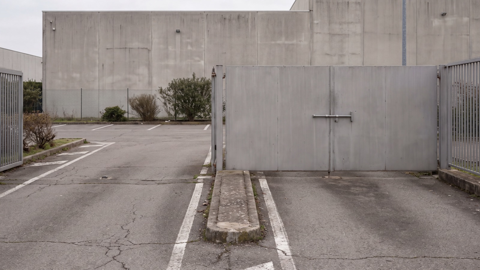 Parking access setting in natural light