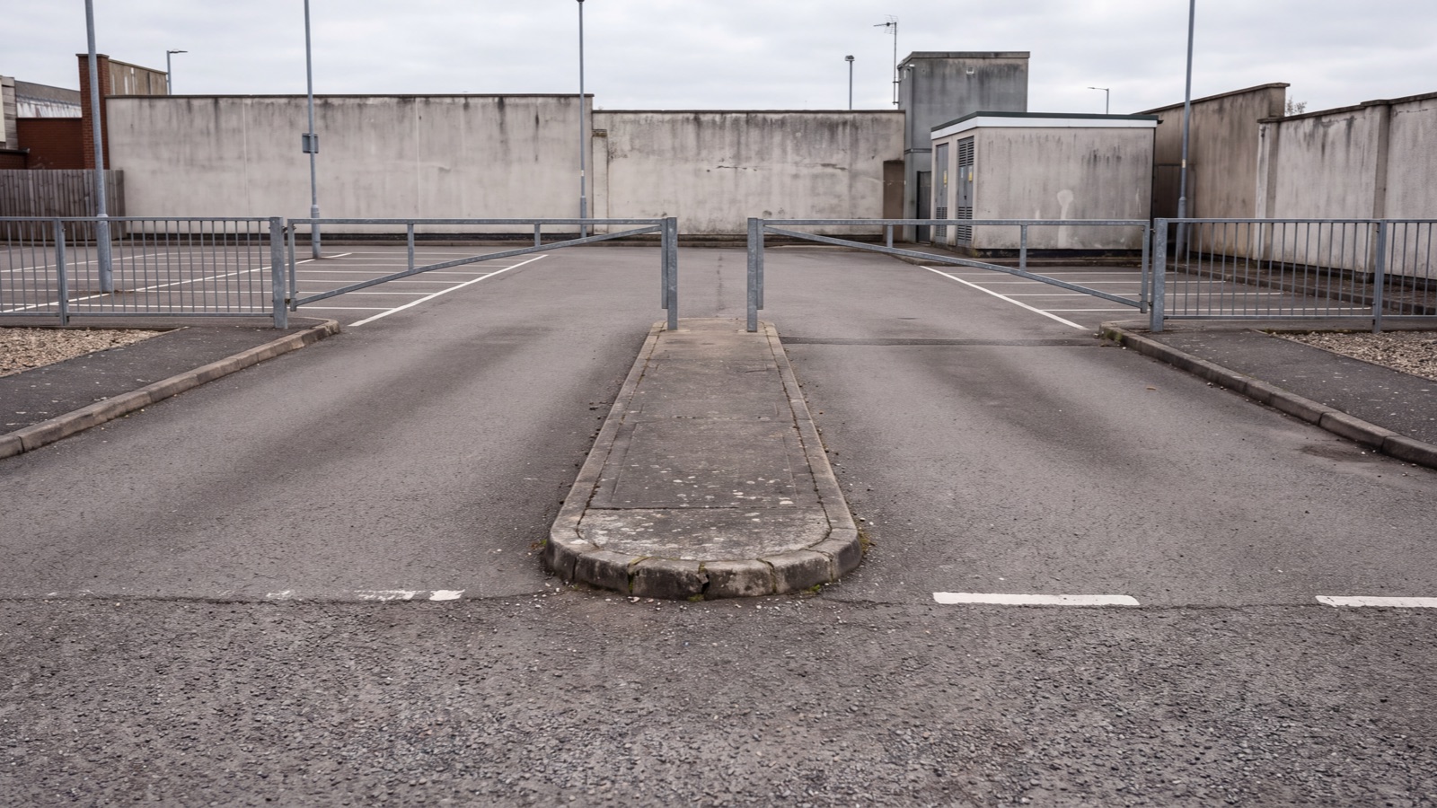 Parking access setting in natural light