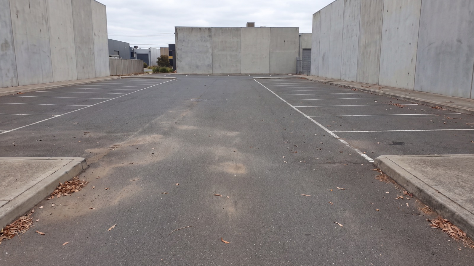 Parking access setting in natural light