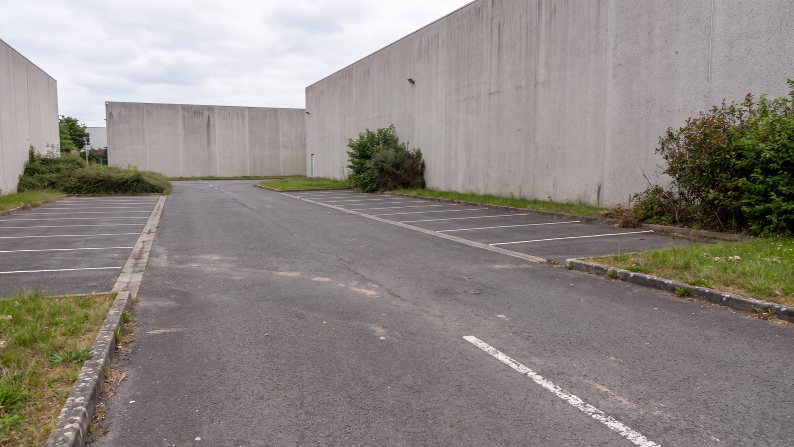 Parking access setting in natural light