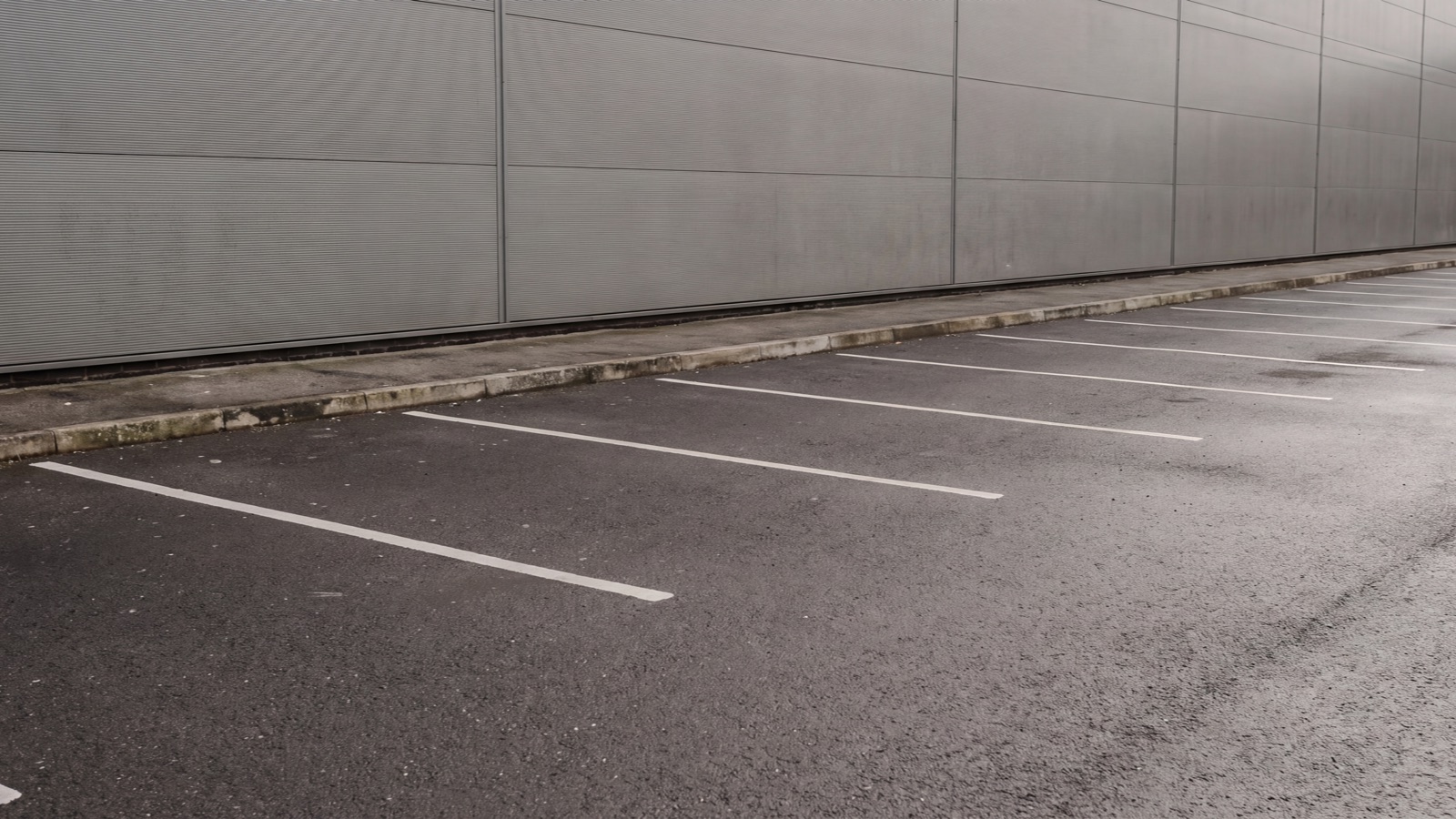 Parking access setting in natural light