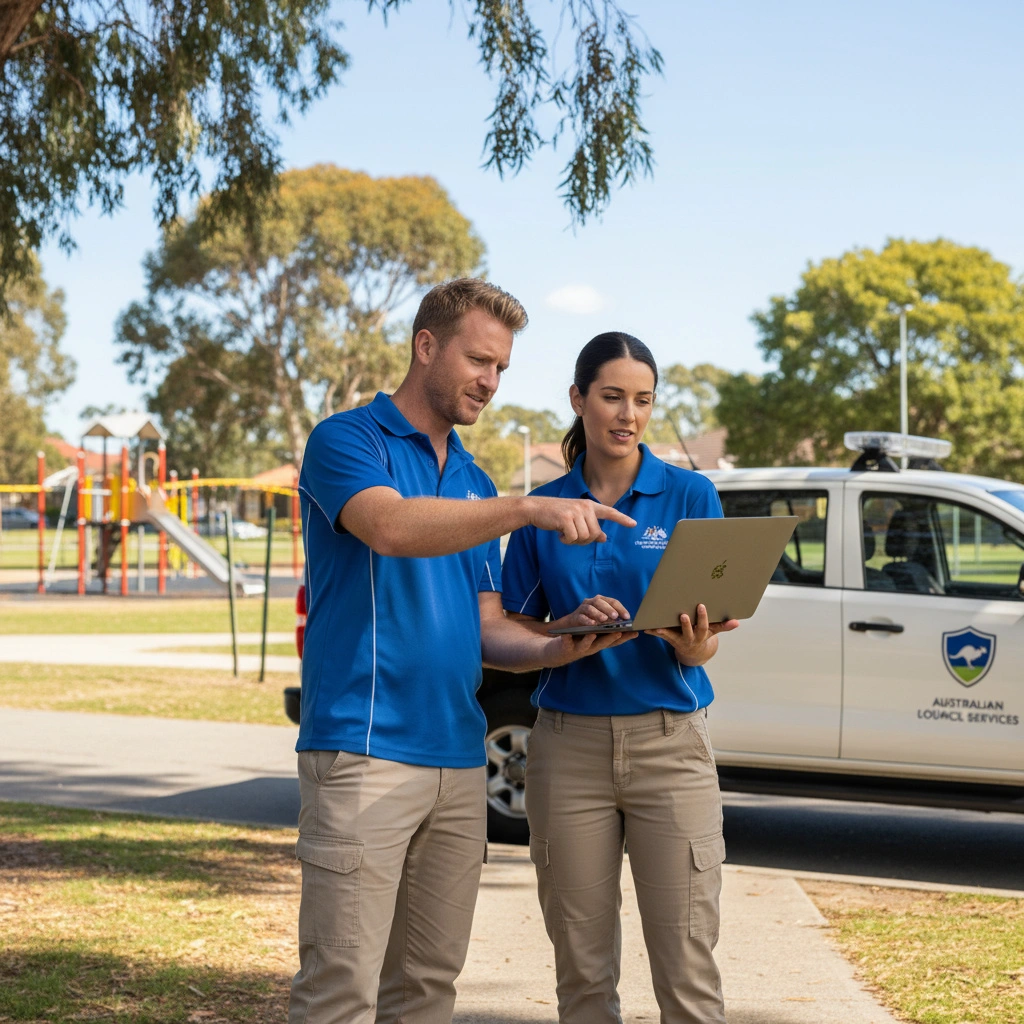Council officers using Aero Ranger