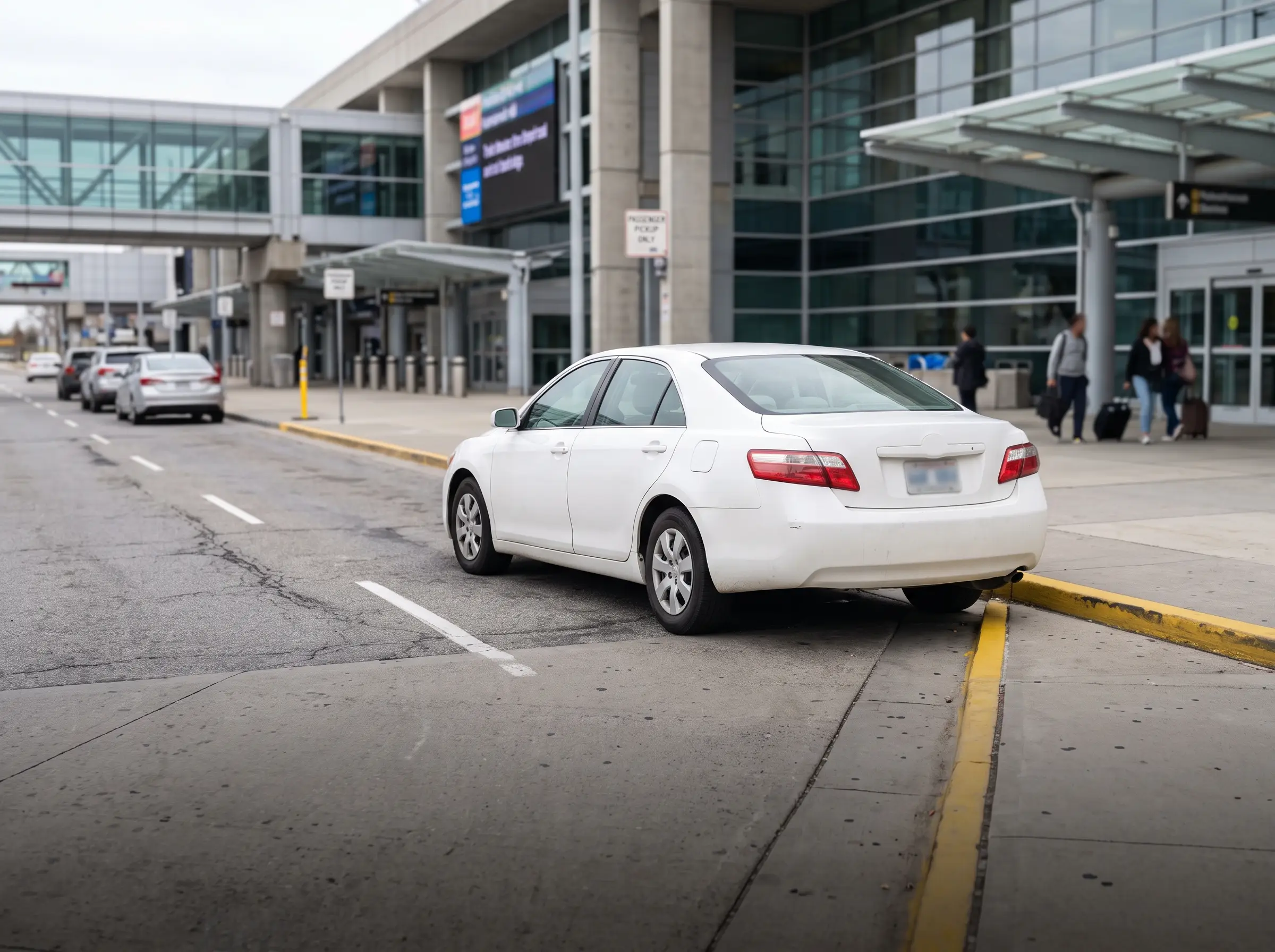 Vehicle observed in managed pickup area evidence image