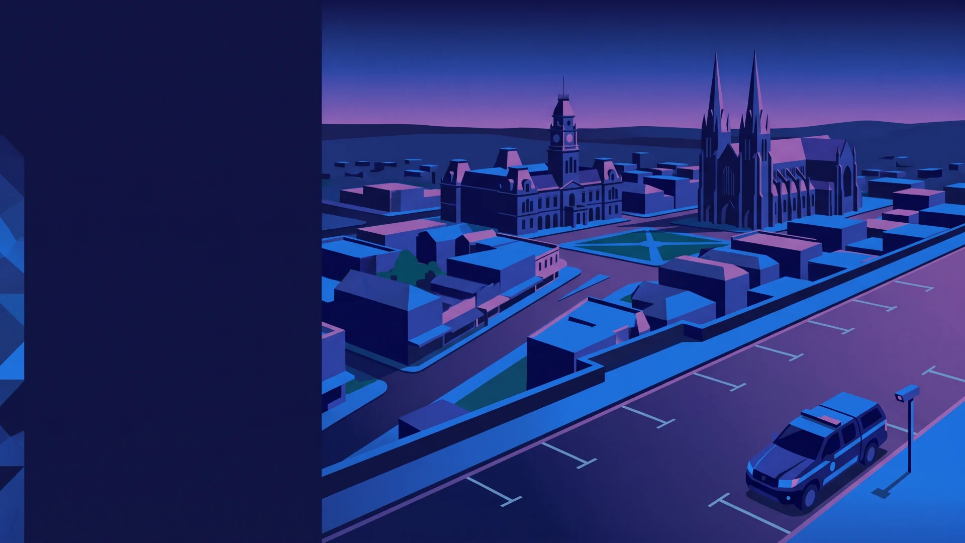 Bendigo ANPR, parking and compliance operations illustration