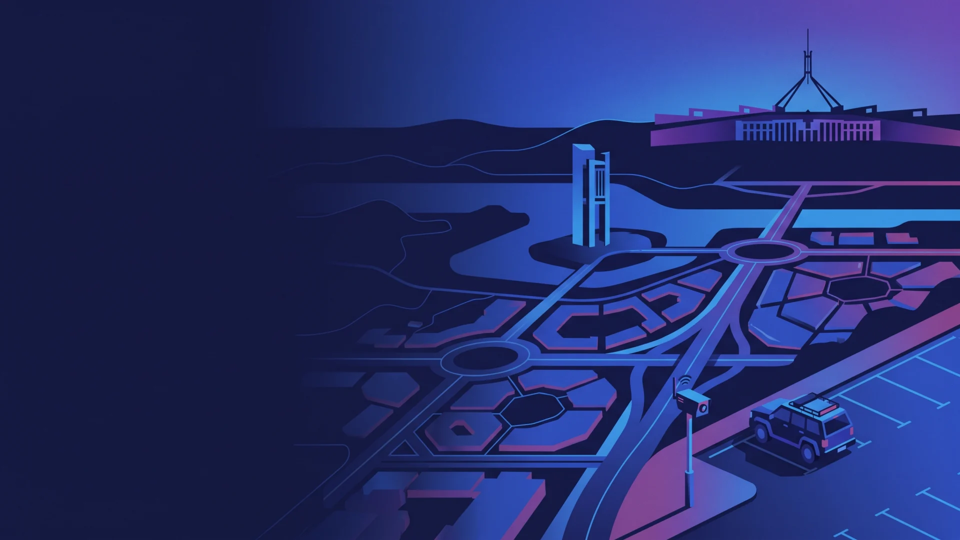 Canberra ANPR, parking and compliance operations illustration