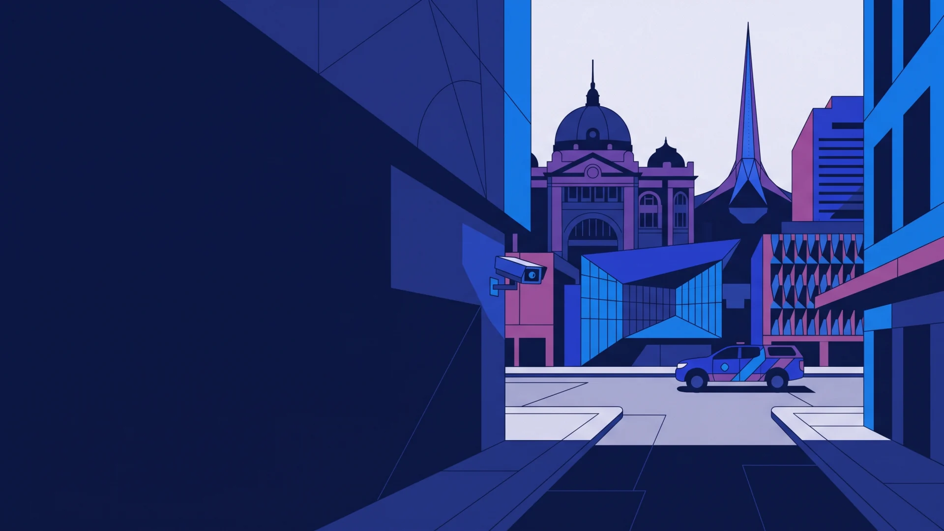 Melbourne ANPR, parking and compliance operations illustration