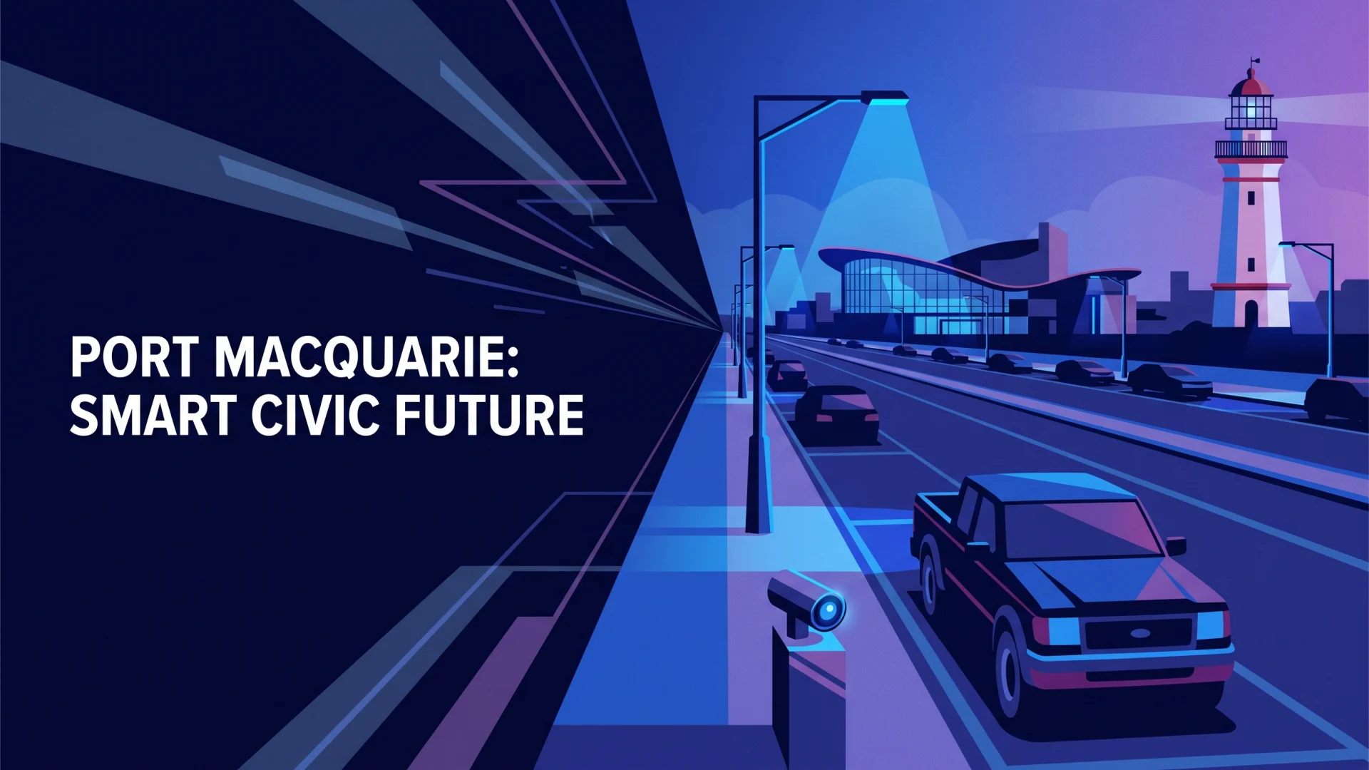 Port Macquarie ANPR, parking and compliance operations illustration