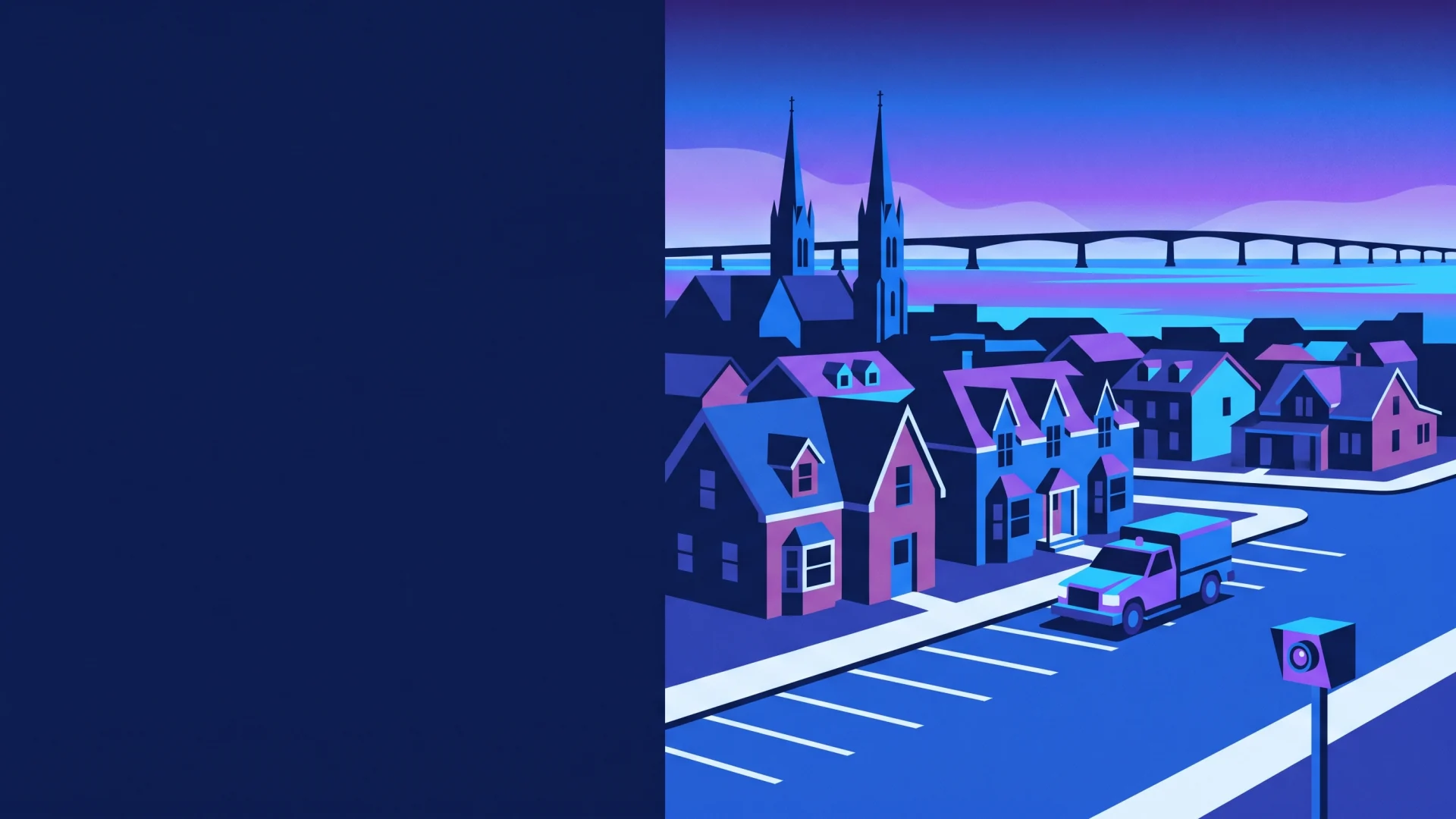 Charlottetown ALPR, parking and compliance operations illustration