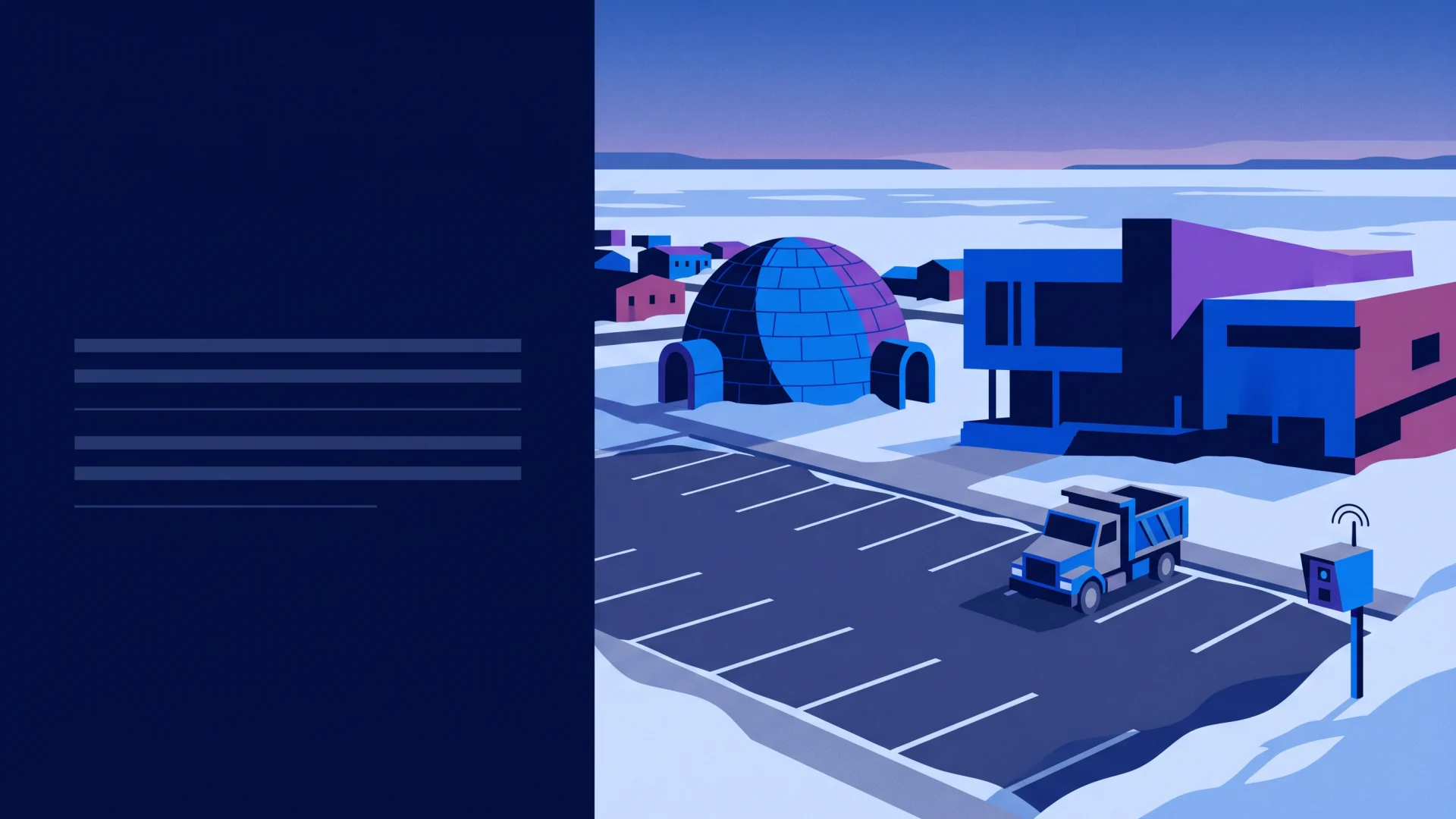 Iqaluit ALPR, parking and compliance operations illustration