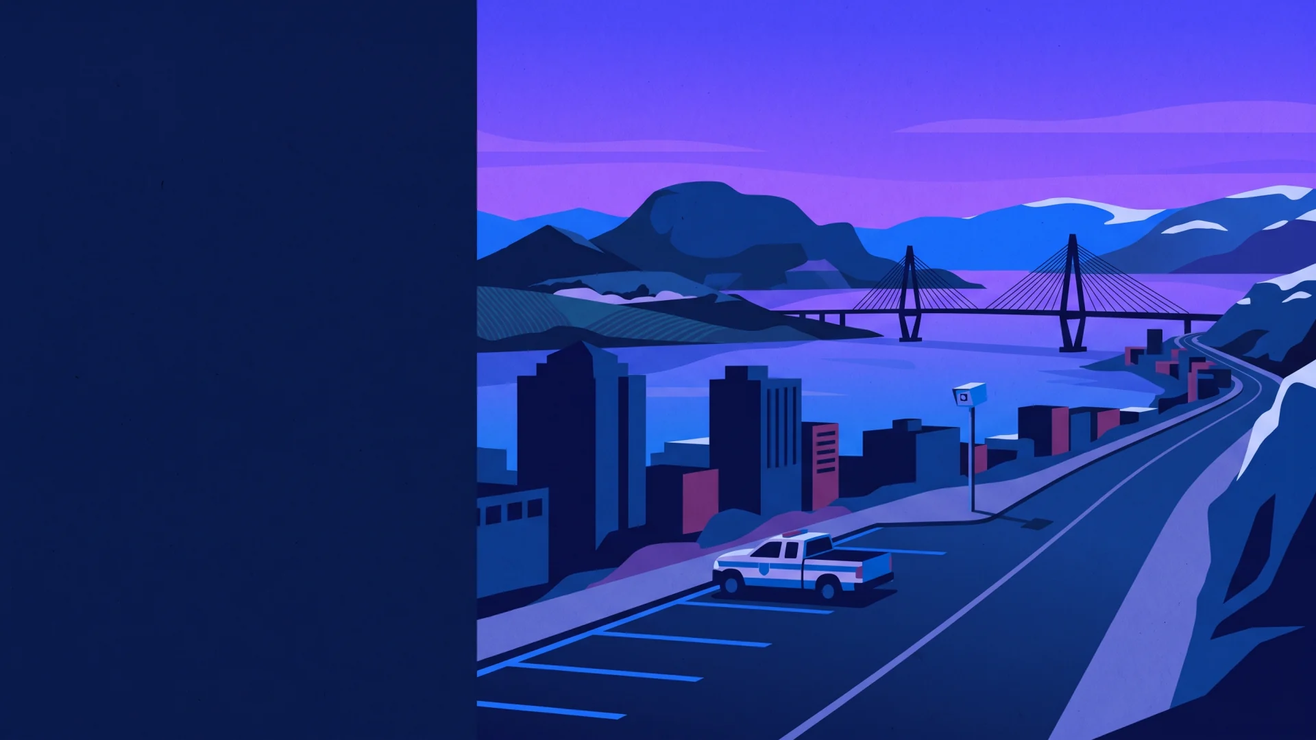 Kelowna ALPR, parking and compliance operations illustration