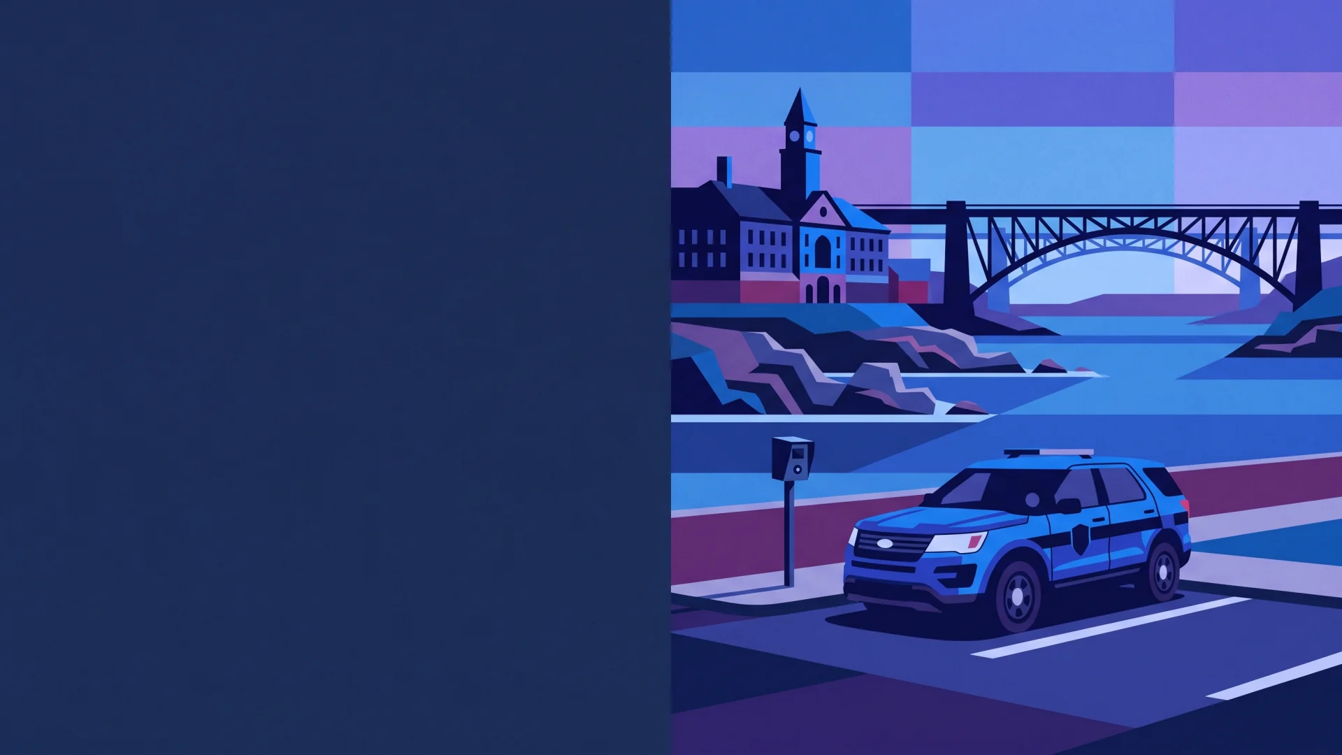 Saint John ALPR, parking and compliance operations illustration