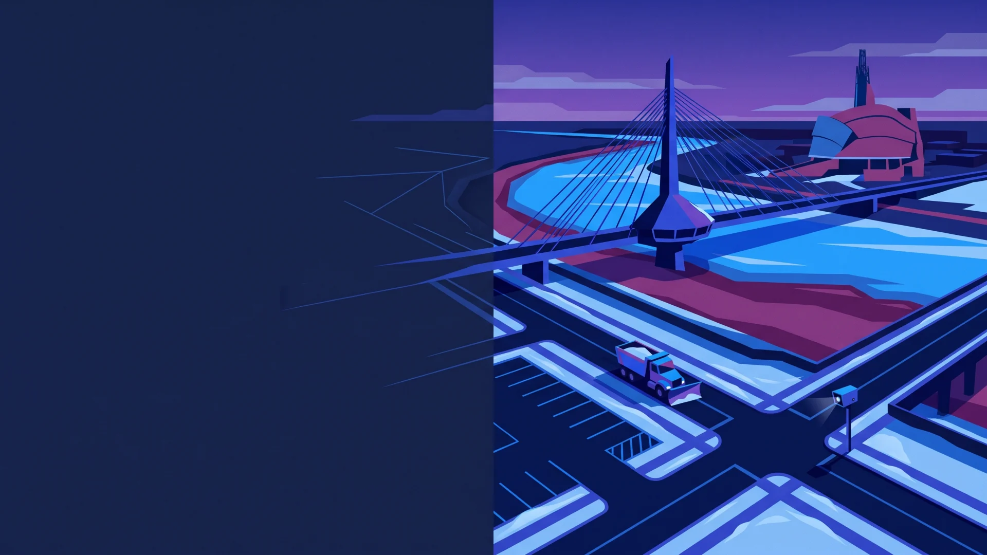 Winnipeg ALPR, parking and compliance operations illustration