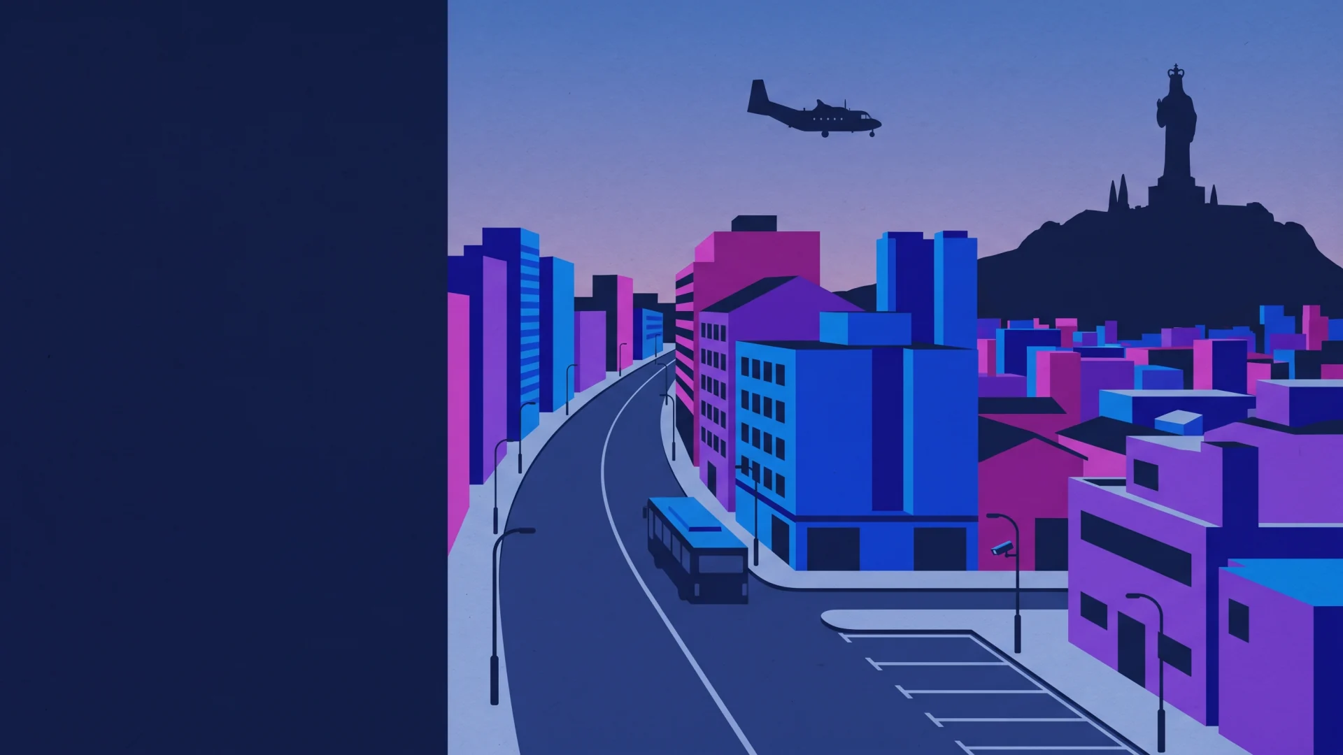 Ilustración editorial de operaciones ANPR y cumplimiento en Getafe