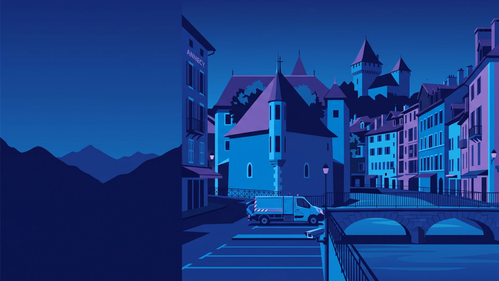 Illustration éditoriale des opérations LAPI et de conformité à Annecy