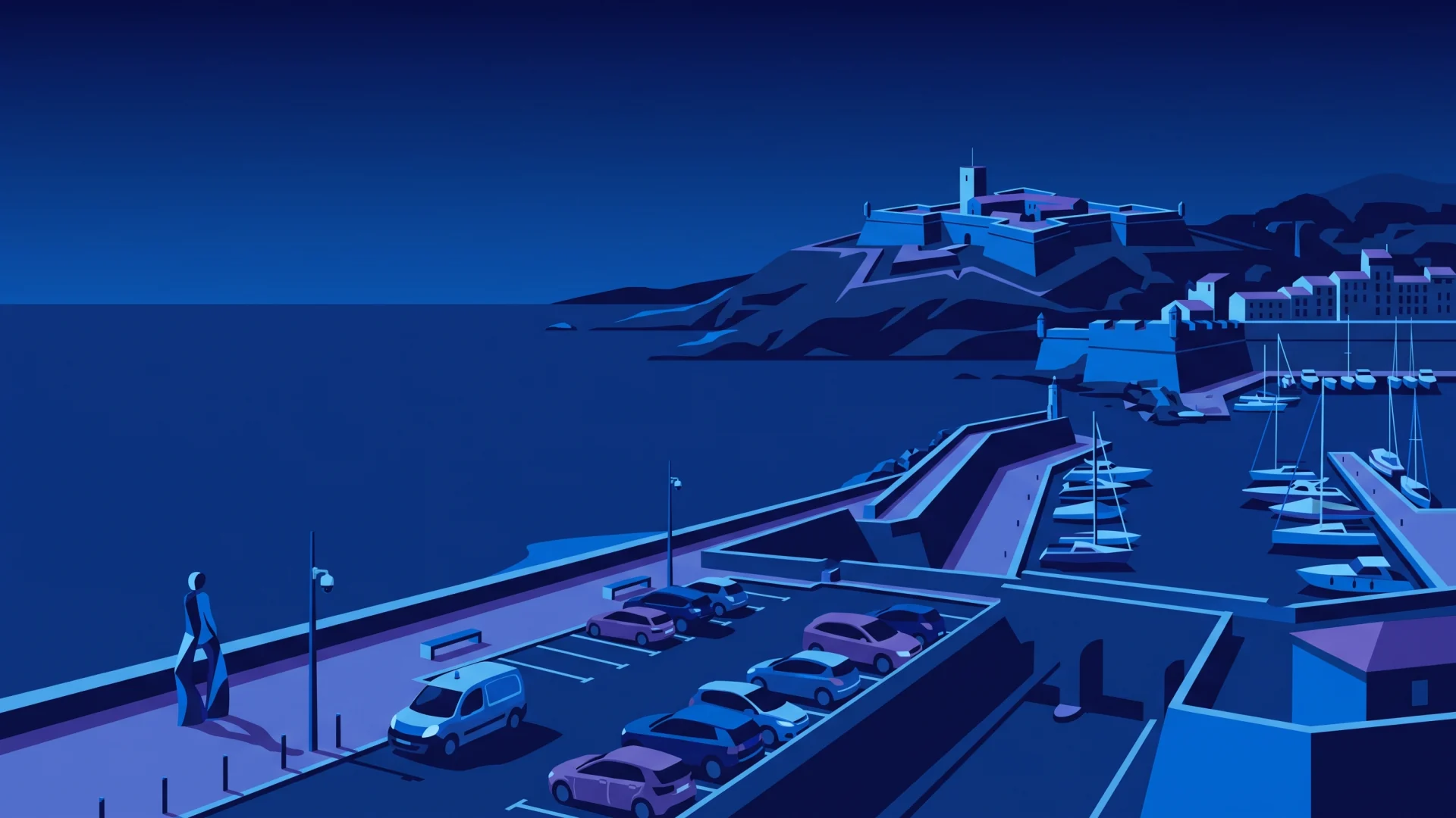 Illustration éditoriale des opérations LAPI et de conformité à Antibes