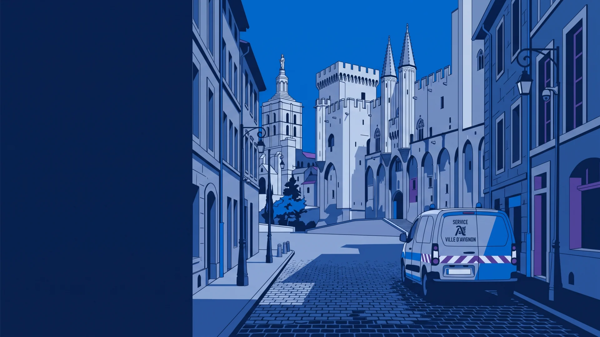 Illustration éditoriale des opérations LAPI et de conformité à Avignon