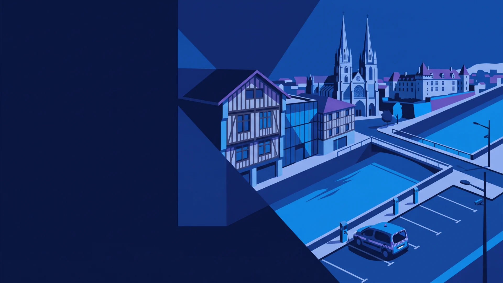 Illustration éditoriale des opérations LAPI et de conformité à Bayonne