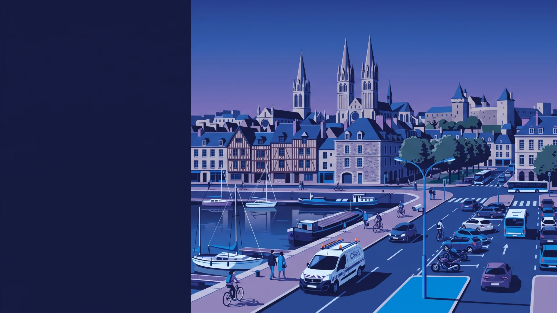 Illustration éditoriale des opérations LAPI et de conformité à Caen