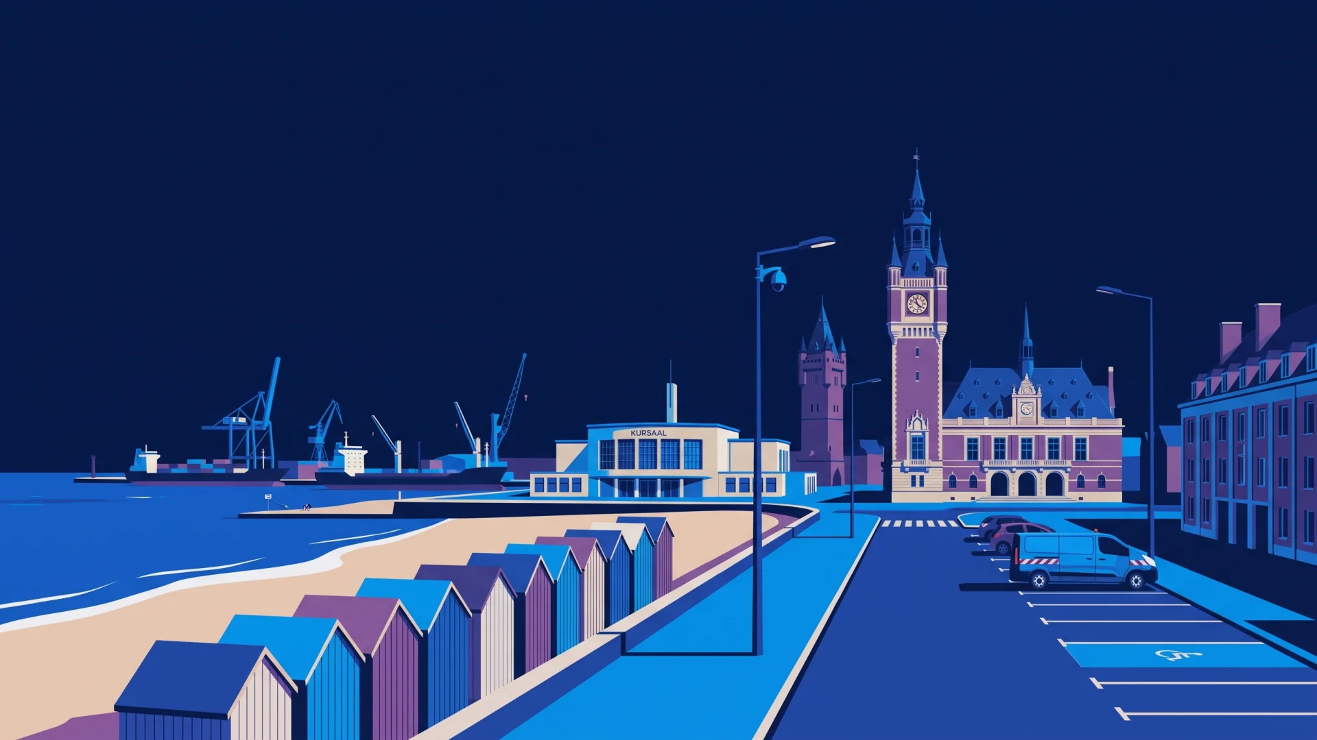 Illustration éditoriale des opérations LAPI et de conformité à Dunkerque