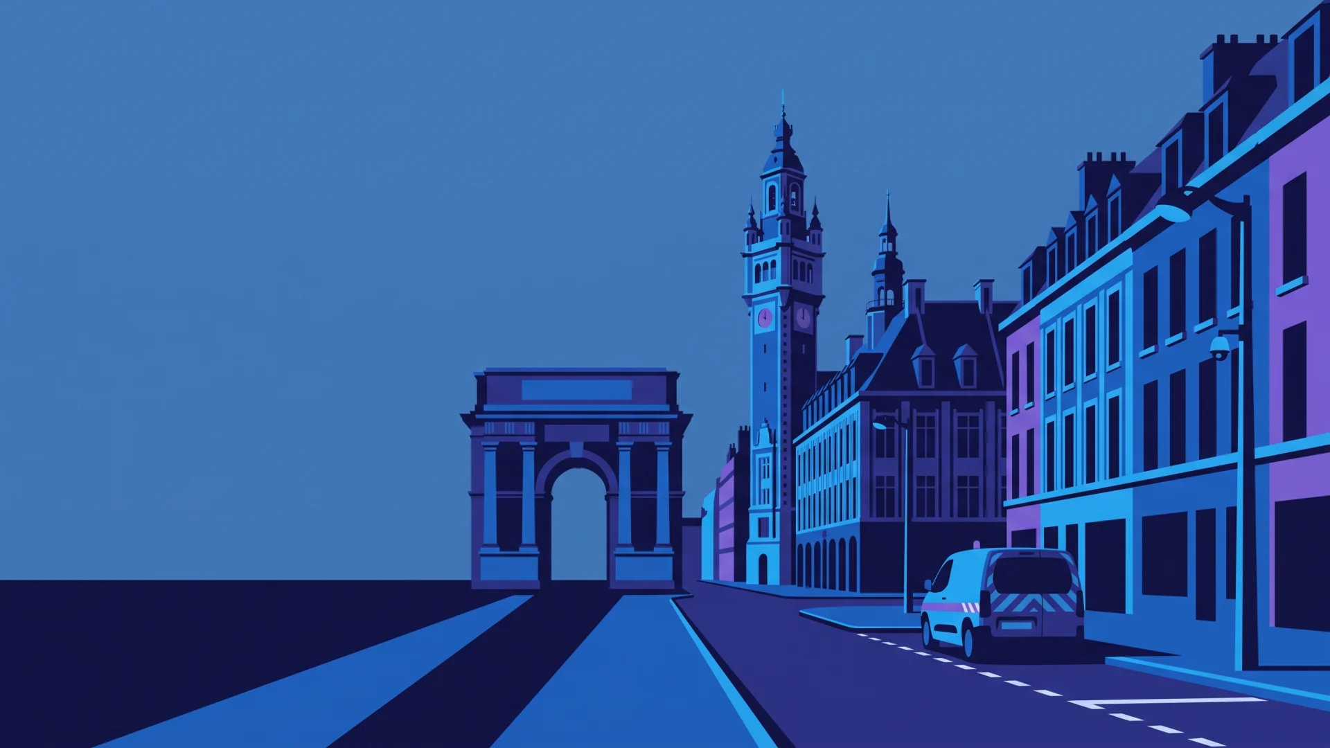 Illustration éditoriale des opérations LAPI et de conformité à Lille
