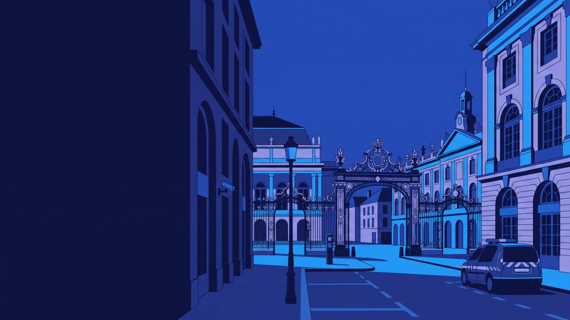 Illustration éditoriale des opérations LAPI et de conformité à Nancy
