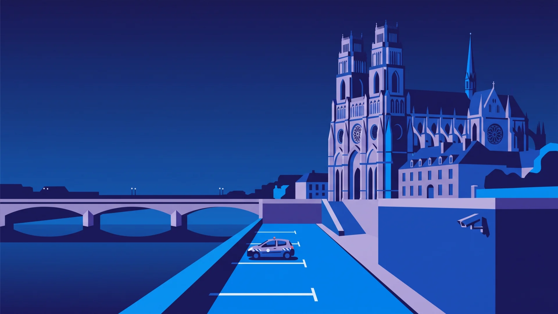 Illustration éditoriale des opérations LAPI et de conformité à Orléans