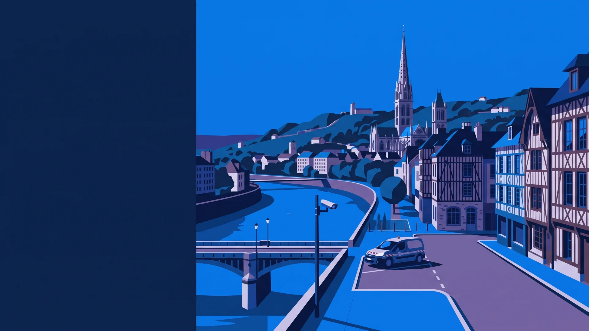 Illustration éditoriale des opérations LAPI et de conformité à Rouen