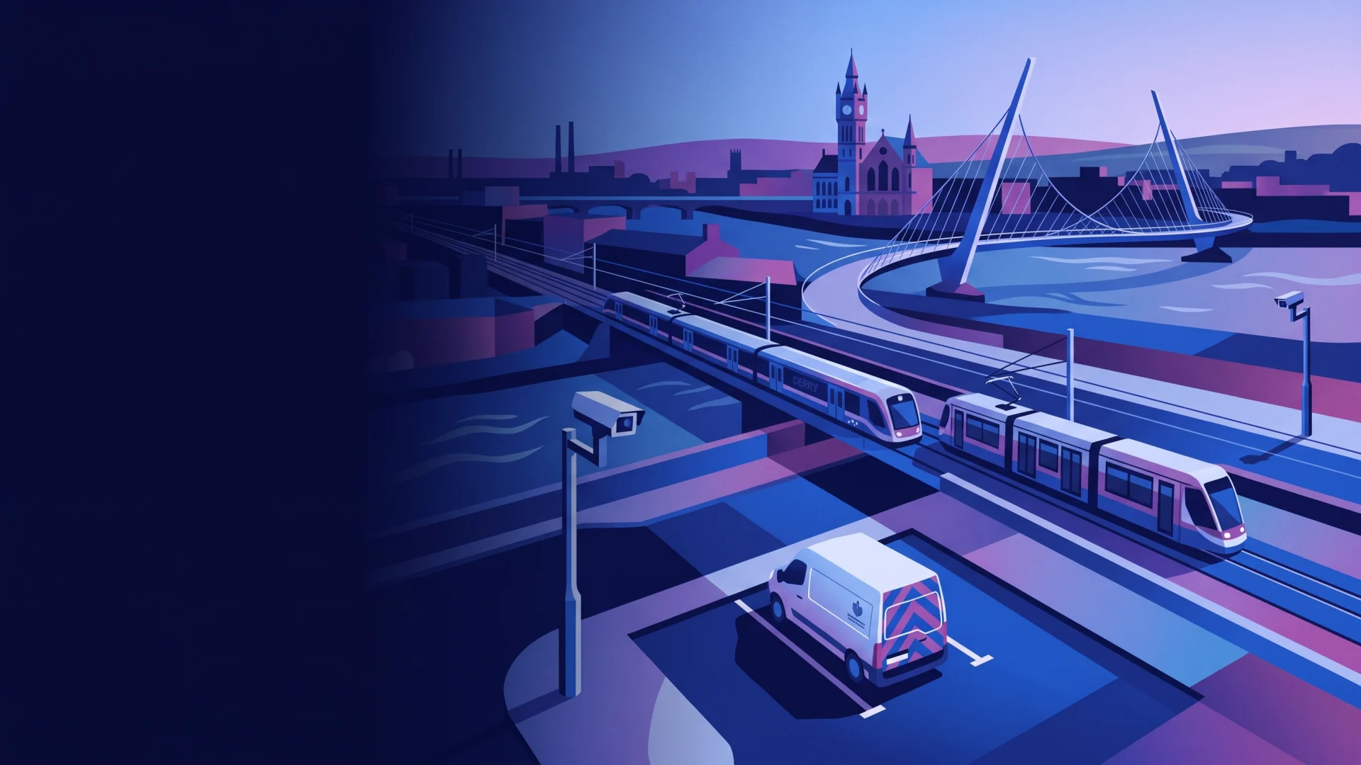 Derry/Londonderry ANPR, parking and compliance operations illustration